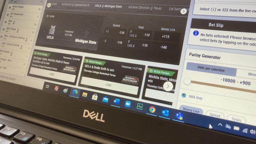 Online sports betting image