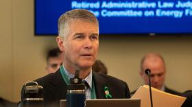 Rep. Larry Kraft, DFL-St. Louis Park, speaks Feb. 26, 2026, about a bill he authored that is designed to curb speeding on Minnesota roads. Feb. 26, 2026 Karina Kafka/Report for Minnesota