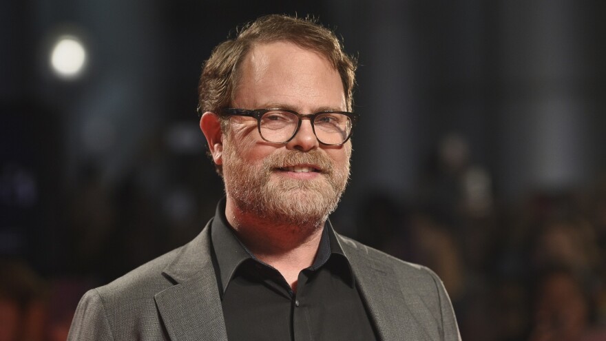 Rainn Wilson leans into the idea of a spiritual journey for humanity.