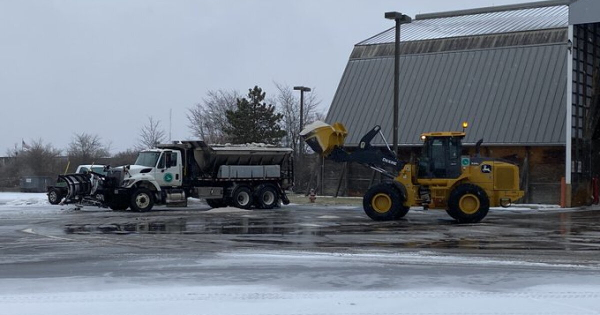 ODOT road crews race to get snow and ice cleared before temperatures ...