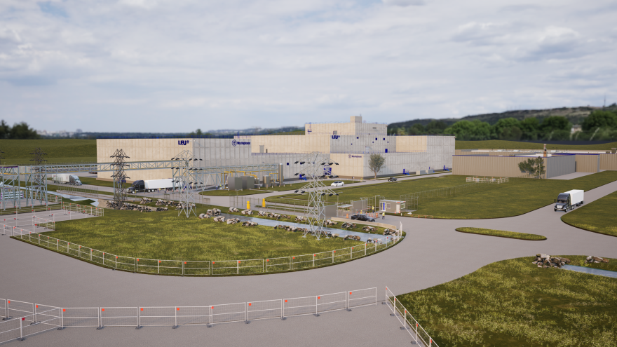 Rendering of new Westinghouse facility in Hopkins, SC.