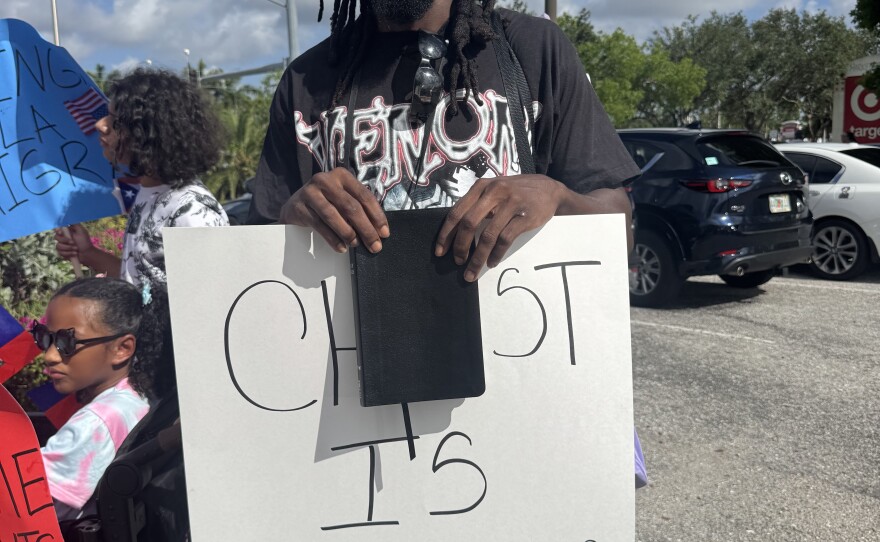 Scenes from the No Kings Day protest/rally in Naples, Fort Myers, Port Charlotte and Sarasota