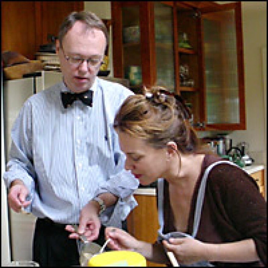 Christopher Kimball and Renee Montagne whip up a quick gravy.