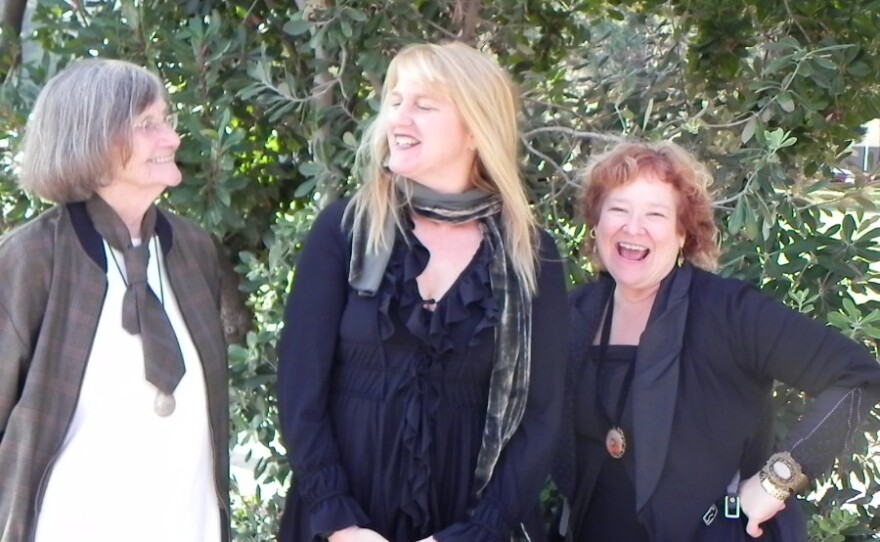 The founders of the "3Girls Theatre": Lee Brady, Suze Allen, AJ Baker.