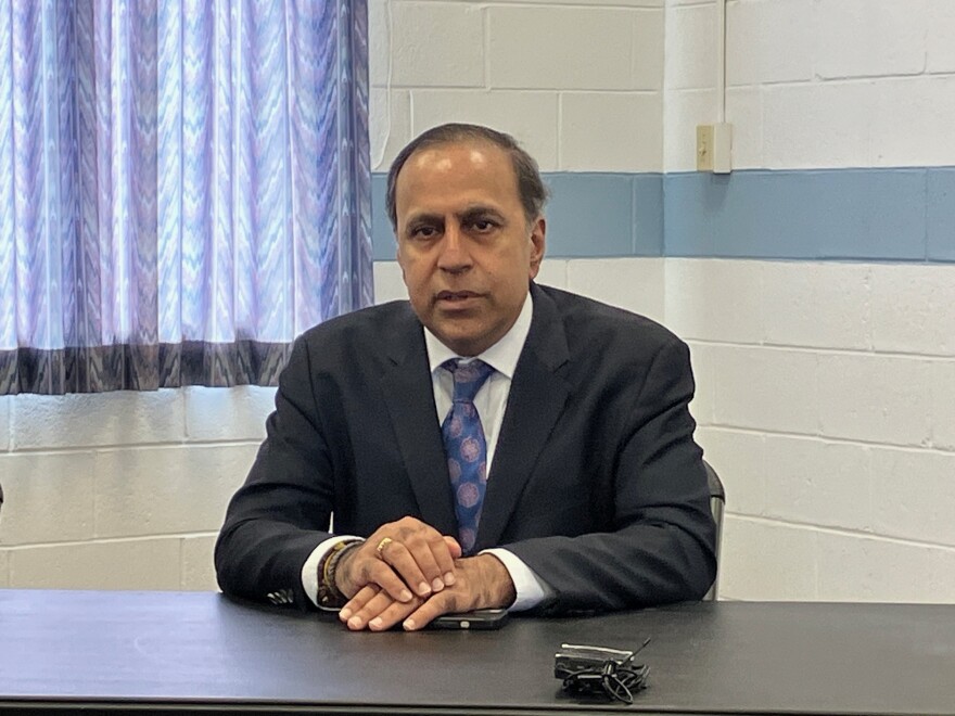 Congressman Krishnamoorthi, who's represented Illinois' 8th Congressional District since 2017, spoke at a housing roundtable Wednesday morning in Moline.