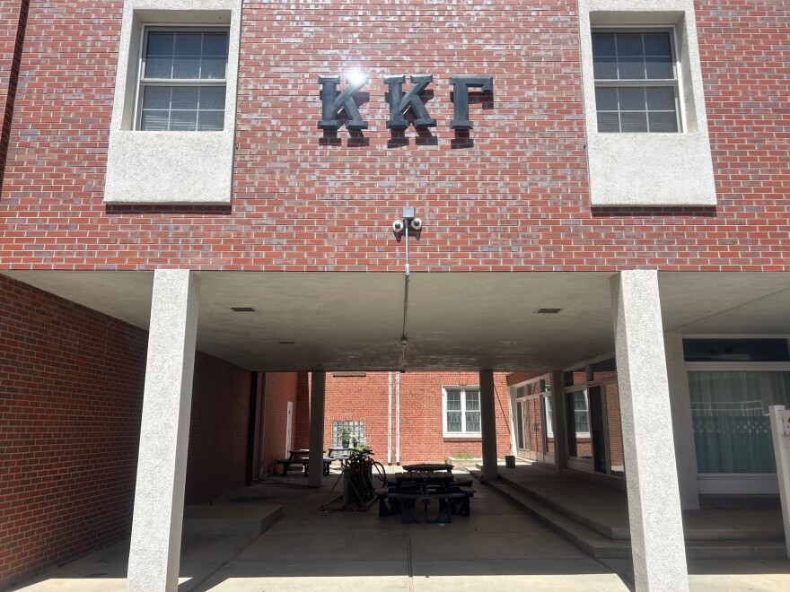 A sorority house on UW's sorority row.