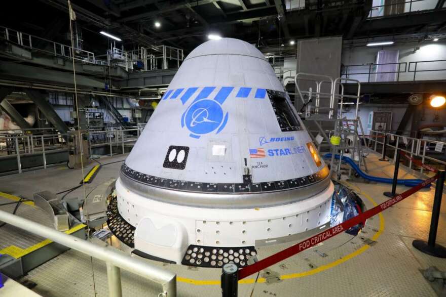 Boeing's Starliner spacecraft mated with its Atlas V rocket. Photo: Boeing Space