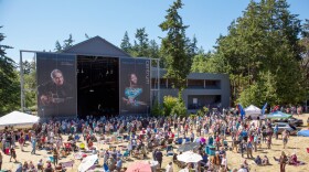Fort Worden State Park's McCurdy Pavillion during the Fiddle Tunes festival in 2017.