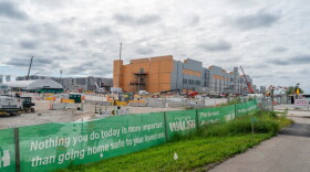 A Microsoft data center, named “Fairwater,” under construction in Mount Pleasant, Wis., photographed on Sept. 24, 2026.