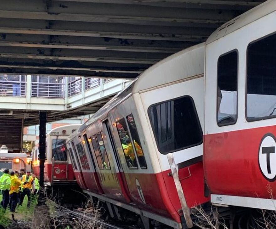 The MBTA Redline derailed on June 11, 2019.