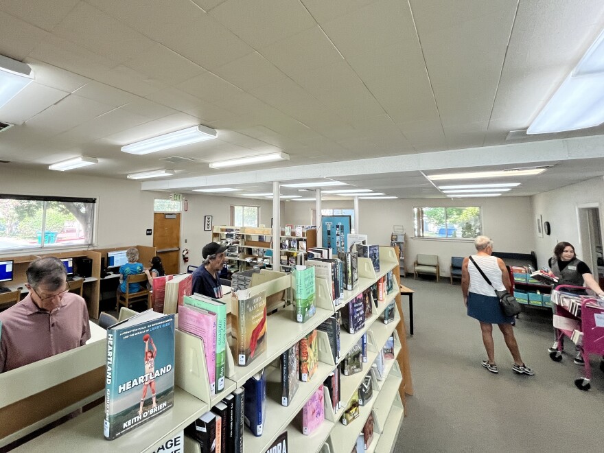 Opening day of the Butte County Library Chico branch temporary location on Aug. 3, 2026.