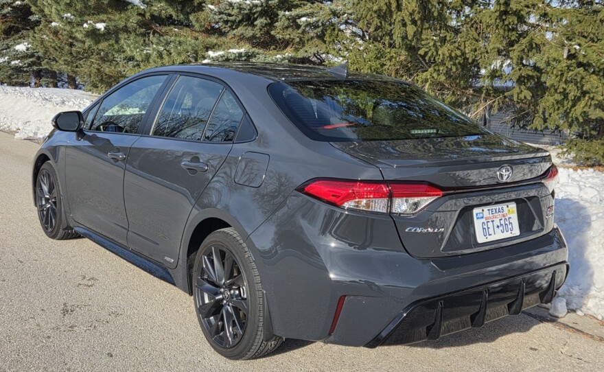 2026 Toyota Corolla SE AWD Hybrid left rear