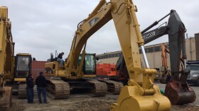 A Cat 345C L Excavator, aka a big digging machine