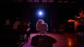 A scene from "What Remains: An Immersive Audio Journey" at the Hermitage Museum & Gardens in Norfolk. It is the 10th year that The ROŪGE: Theater Reinvented has created an immersive production. The show runs Thursdays through Saturdays through April 4.