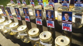 The Federal Election Commission might not approve the methods of WHO-TV's Corn Caucus at the Iowa State Fair. But voting in jars does allow for transparency.