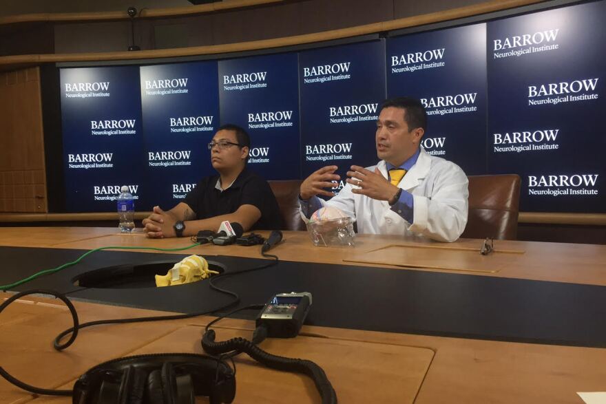 Rudy Ayala and Dr. Javier Cárdenas