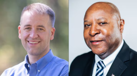 Tobias Read (left) and James Manning