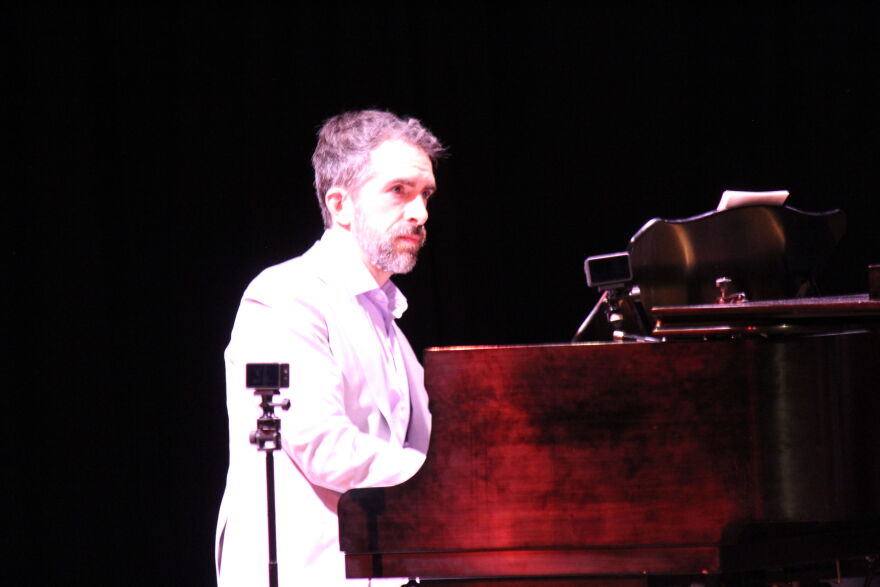 Bartholomew performs during Gulf Coast Jazz Collective concert in the Music & Arts Community Center.