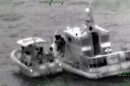 U.S. Coast Guard boat crew, right, rescued eight boaters on their disabled vessel in the Gulf off the coast of Venice on Saturday.