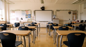 A High school classroom in Connecticut.