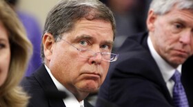 FILE - Alberto Ibargüen, president and chief executive officer of the John S. and James L. Knight Foundation, listens during testimony on the future of journalism before the Senate Committee on Commerce, Science and Transportation, May 6, 2009, on Capitol Hill in Washington. Ibargüen announced Friday, March 24, 2023, that he was stepping down as the leader of the John S. and James L. Knight Foundation. (AP Photo/Haraz N. Ghanbari, File)