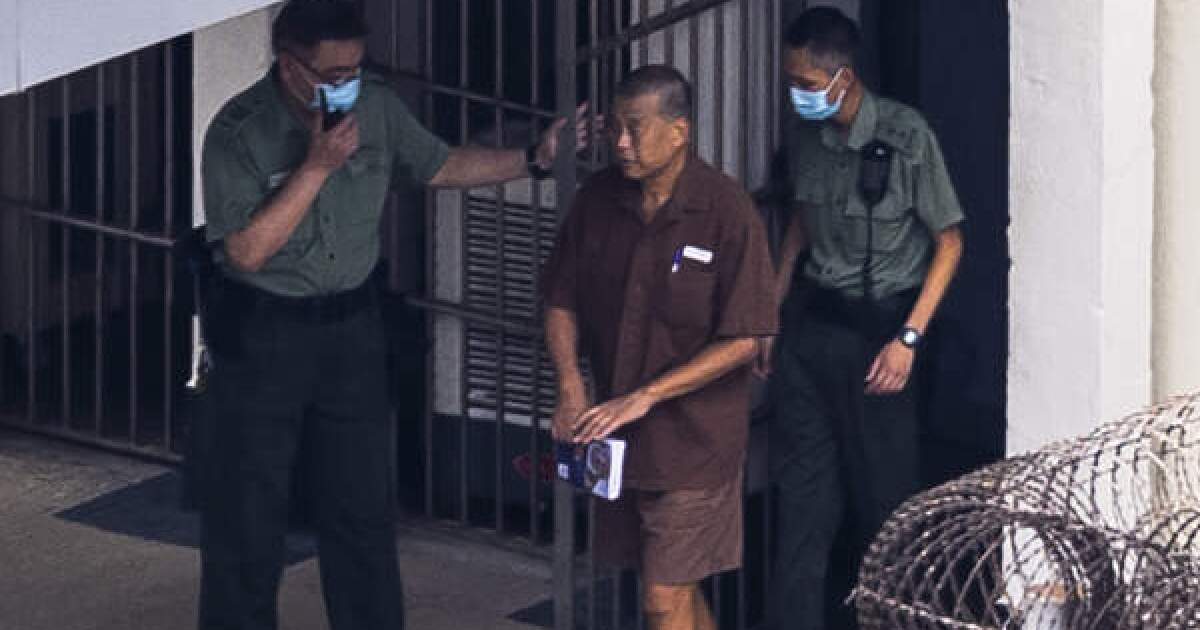 Hong Kong sentences outspoken publisher Jimmy Lai to 20 years in prison