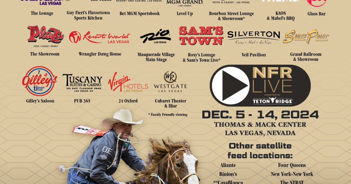 NFR 2024 Live Stream National Finals Rodeo Online Free TV CHANNEL