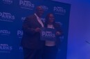 Daryl Parks (left) poses for a picture at his campaign launch party on March 30th, 2026.