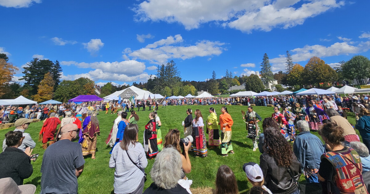 The fire is roaring: Scenes from a Stockbridge-Munsee Mohican powwow in Western Massachusetts