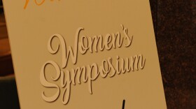 Illinois Women in Leadership Symposium welcome sign