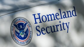 A Homeland Security vehicle is pictured late in the day in October 2016 in Manhattan, N.Y.