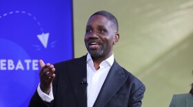 Solomon Kinloch takes part in a mayoral debate on May 29, 2025 put on by the Detroit Regional Chamber on Mackinac Island. (file photo)