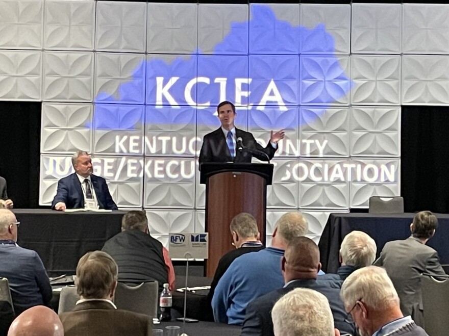 Governor Beshear Speaking Before the Kentucky Association of Counties in Lexington