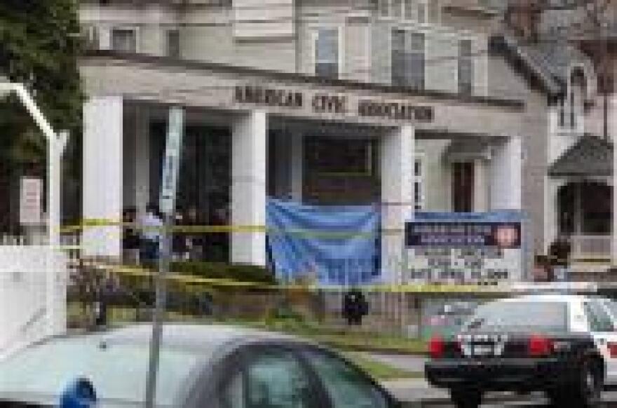 the American Civic Association in Binghamton, N.Y. where a gunman opened fire Friday