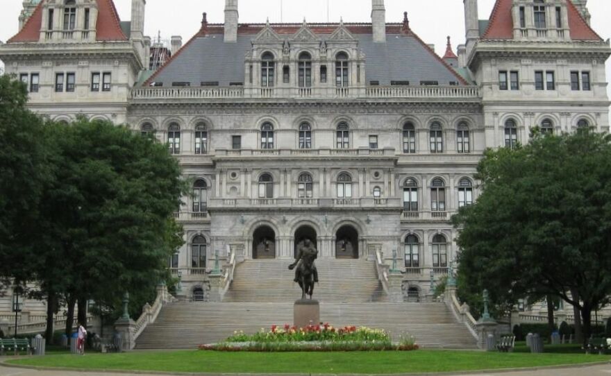 The New York state Capitol in Albany.