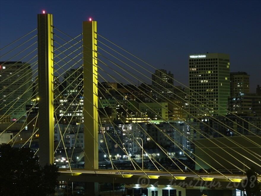 Tacoma, Washington at night