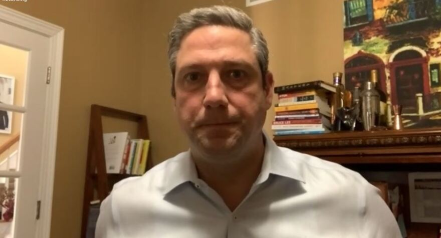 a screen capture of Tim Ryan 