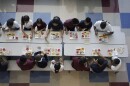 This stock photo shows students eating lunch at school.