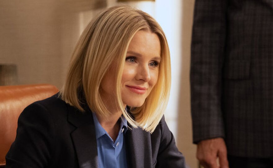 Eleanor Shellstrop (Kristen Bell) in <em>The Good Place </em>on <em>NBC</em>