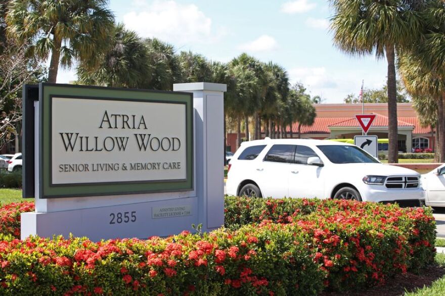 One man who was a resident at Atria Willow Wood assisted-living facility in Fort Lauderdale has died after contracting the coronavirus.