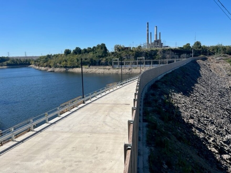 View on top Dix Dam