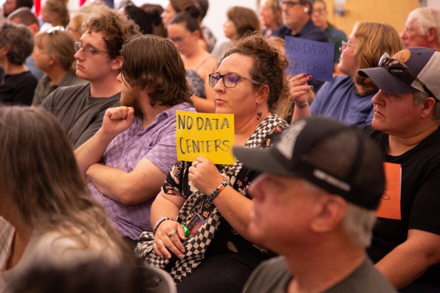 Opponents outnumbered supporters of a proposed shipping, manufacturing and data center hub near the Great Salt Lake’s southern shore during a public hearing held on Monday, July 27 by the Utah Division of Water Quality.