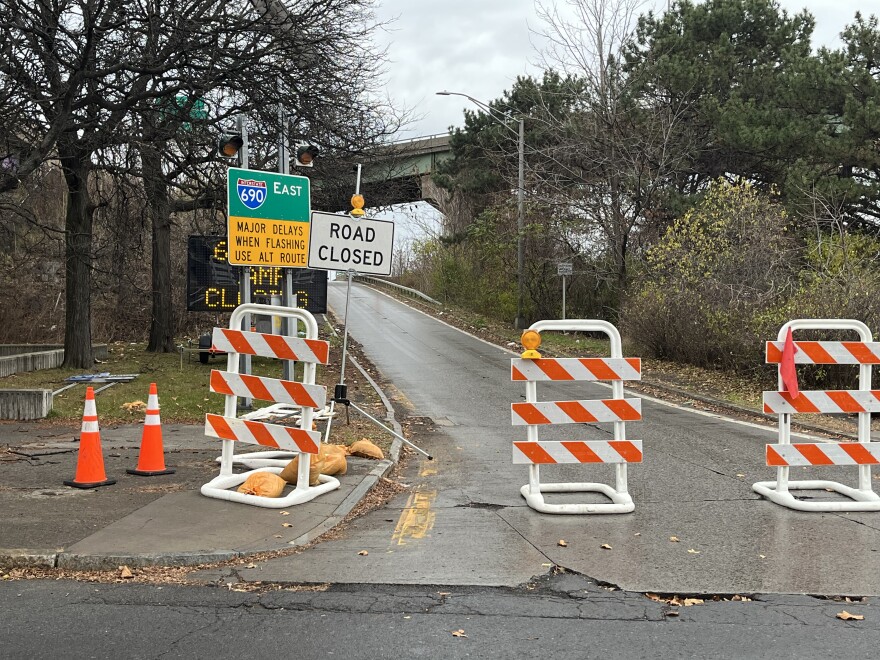 The McBride St. ramp to I-690 EB is now permanently closed.