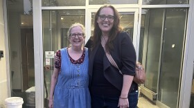 Sheila Miller (left) and Hailey Clark.