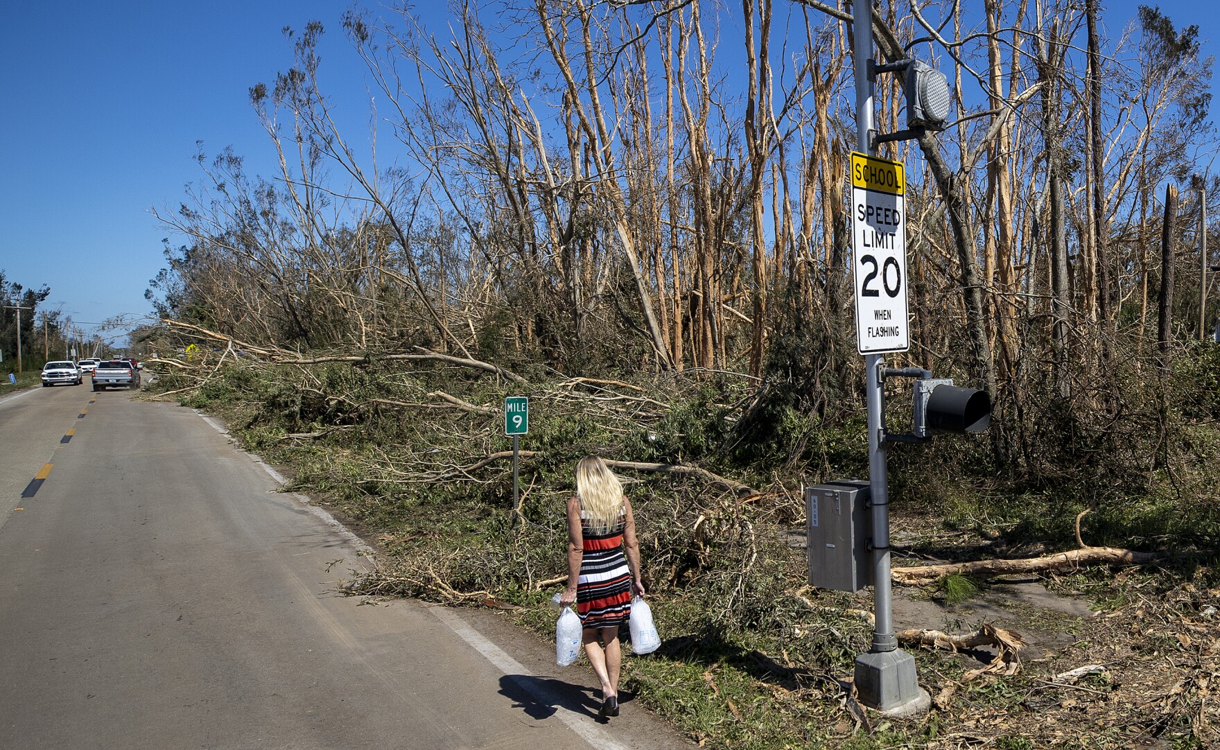Pine Island, tip to tip, is ripped to shreds by Hurricane Ian's passage