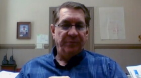 Terre Haute Mayor Duke Bennett on Zoom Tuesday.