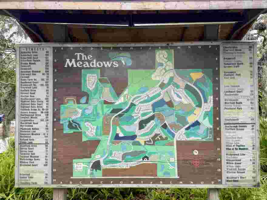 Map of The Meadows 