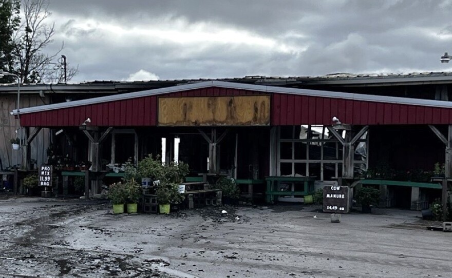 A fire on July 22, 2026, destroyed the Bauman's farm market building off Five Mile Line Road in Penfield.