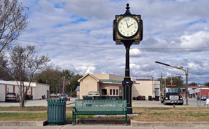 The town of Blackville in Barnwell County, SC.