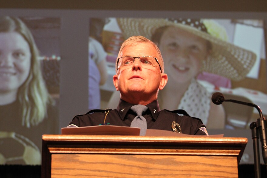 Superintendent of the Indiana State Police Doug Carter offers details on the arrest of Richard Allen.